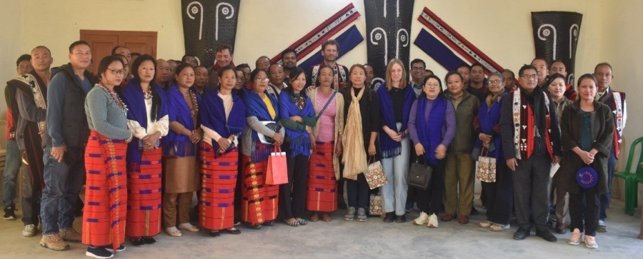 KfW team visited project villages in Mokokchung district on January 19 and 20.
